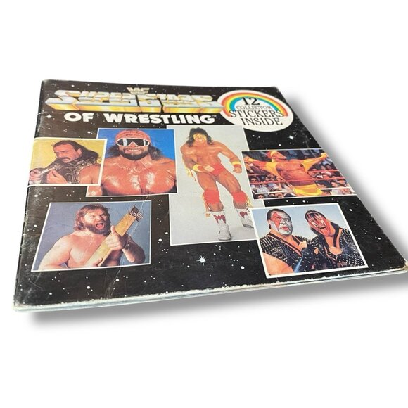 WWF Superstars Of Wrestling 1989 Sticker Book W/ 12 Collector Stickers Intact - Picture 5 of 8